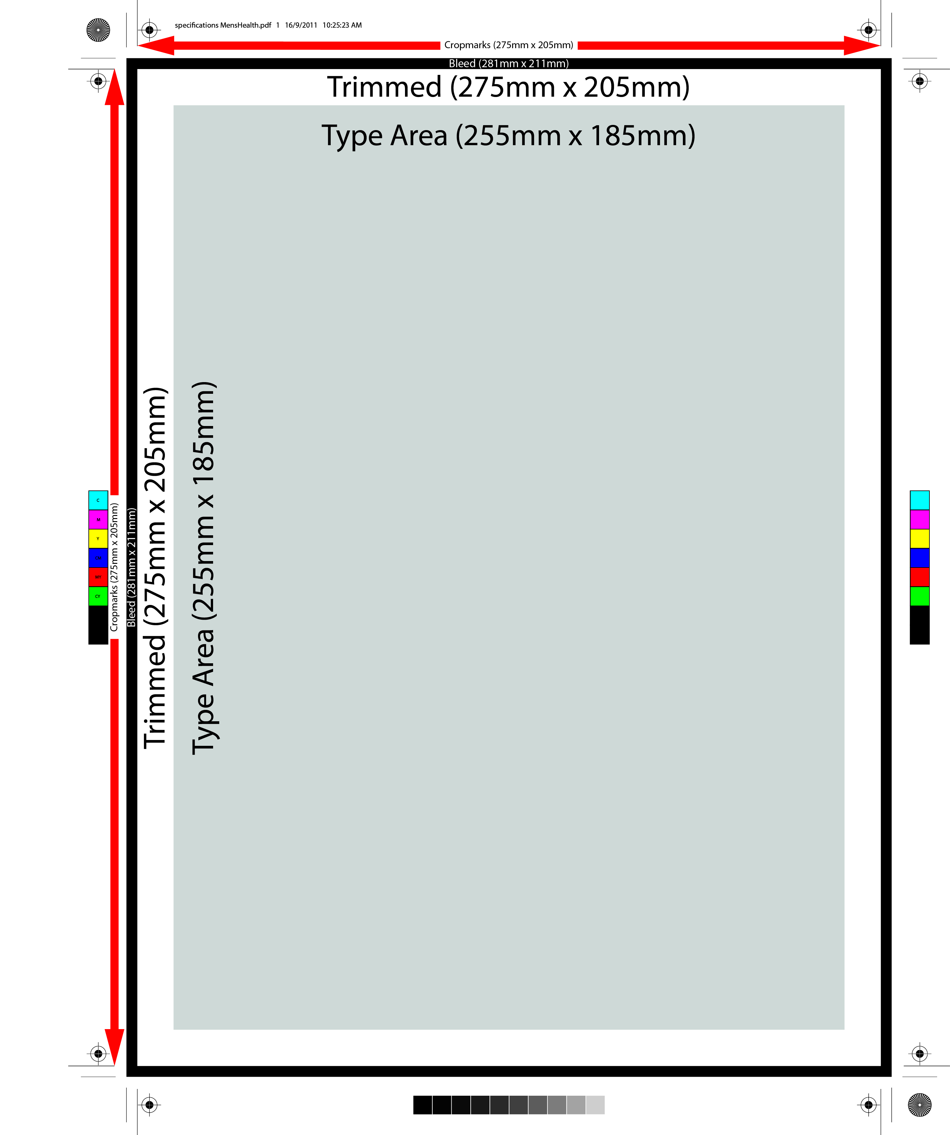 Bleed Trim Marks Type Area And Crop Marks Wordpress